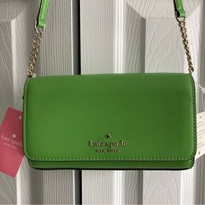 NWT - Kate Spade Green Crossbody Purse - GREEN KATE SPADE BAG